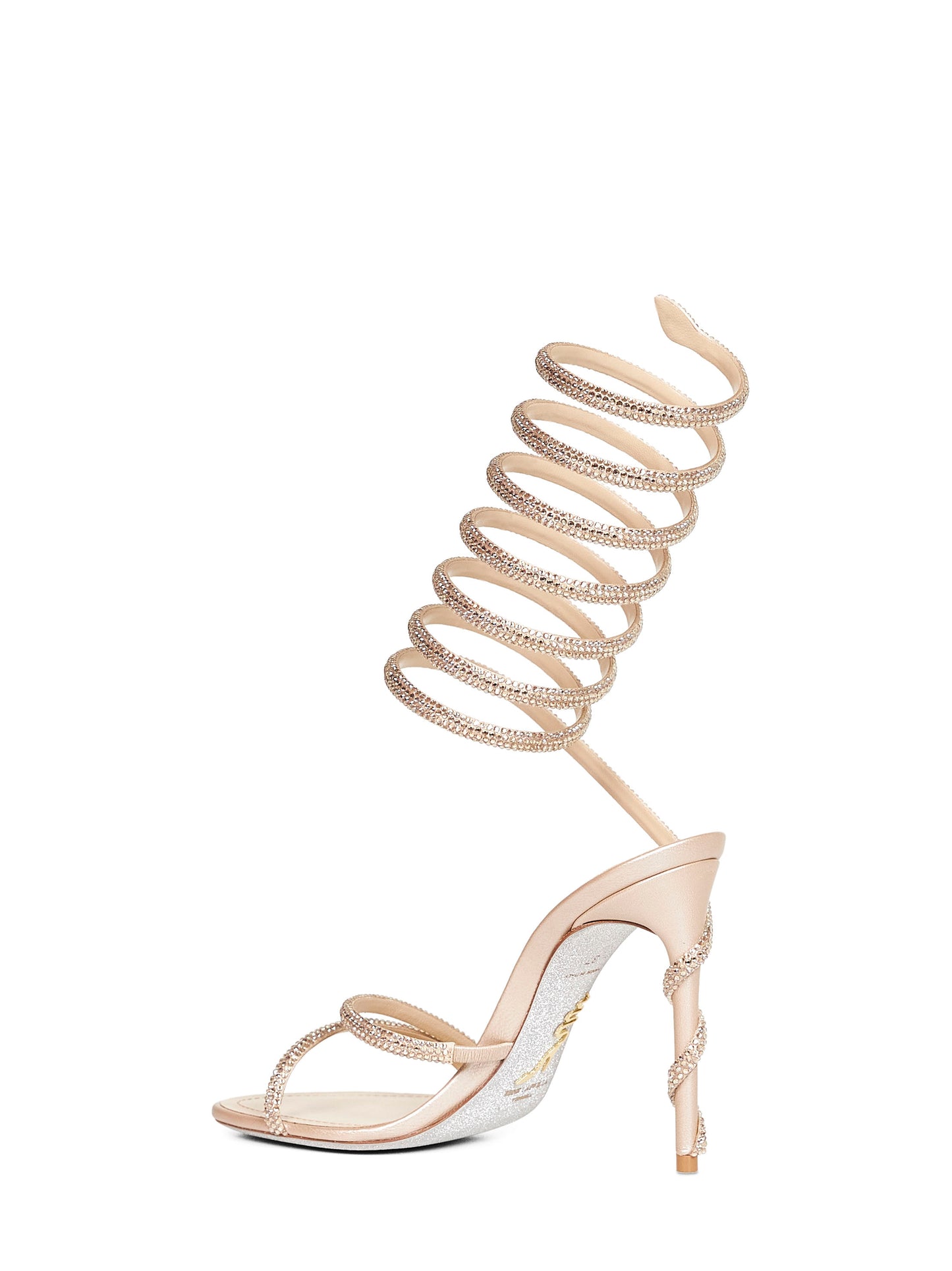 Sandali Margot 105 beige con strass