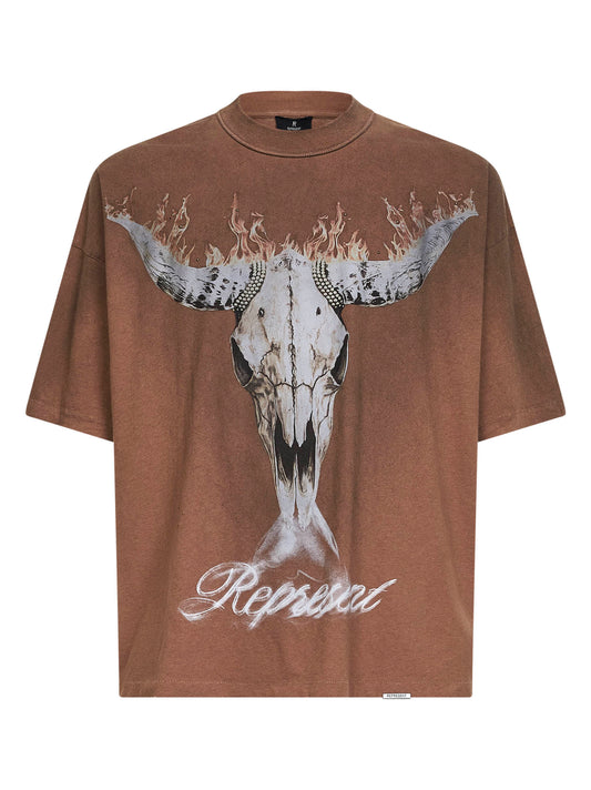 Dusty brown jersey British Cowboys T-shirt