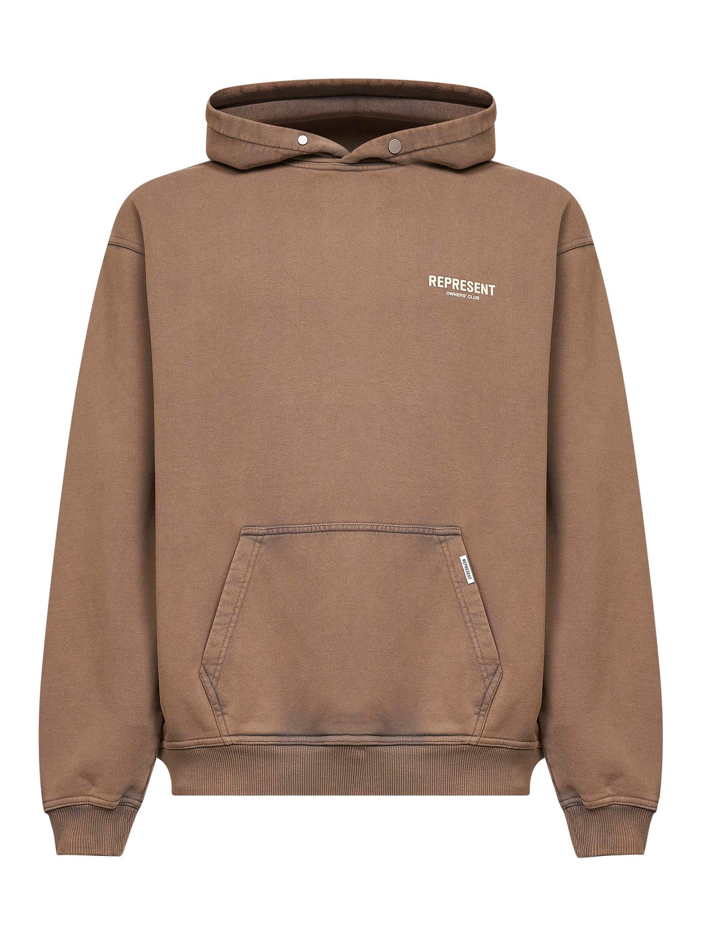 Felpa con cappuccio "Owners Club" mandorla
