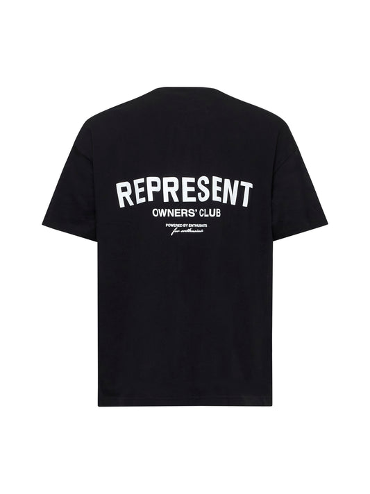 T-shirt Owners Club nera di Represent