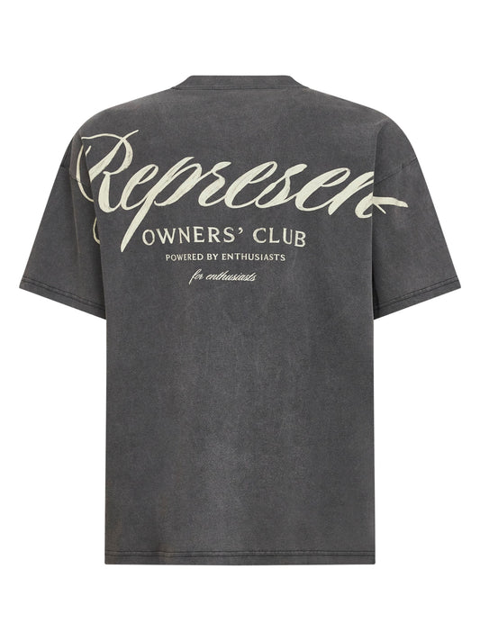 Vintage grey Represent Owners Club Script T-shirt