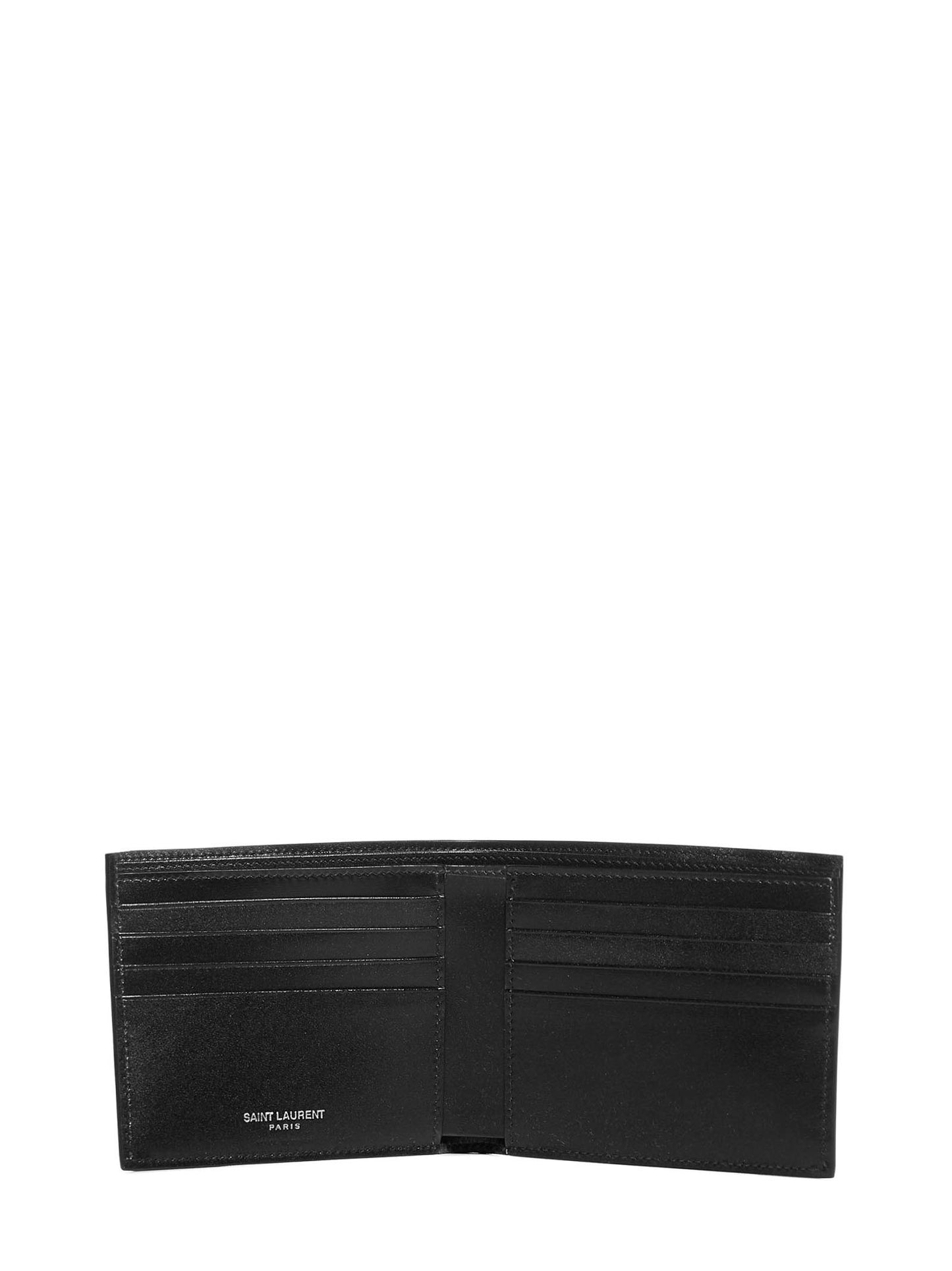 Portafoglio East/West Monogram in pelle di vitello