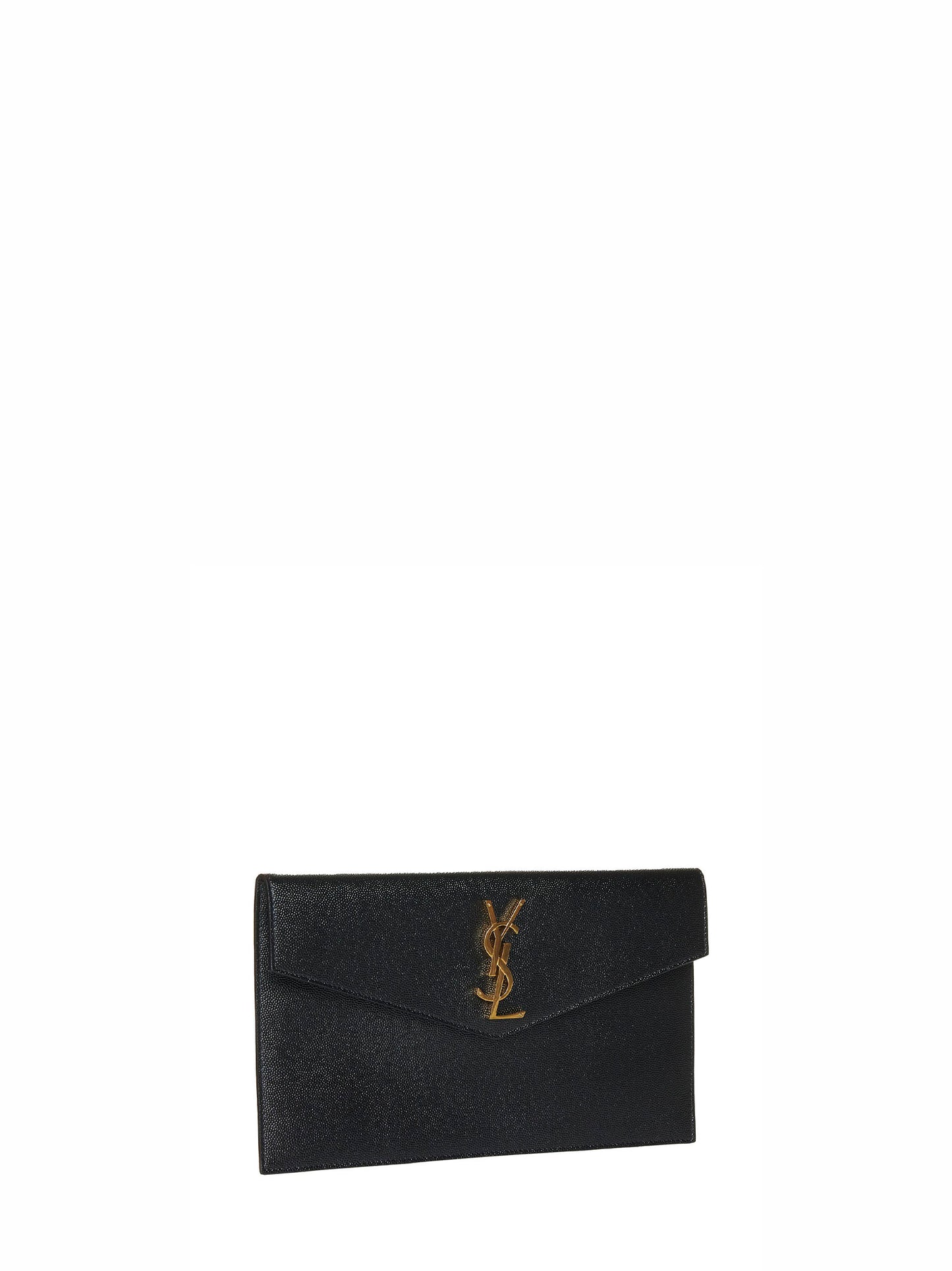 Pochette UPTOWN in pelle goffrata grain de poudre