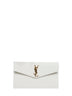 Cream soft Uptown clutch bag