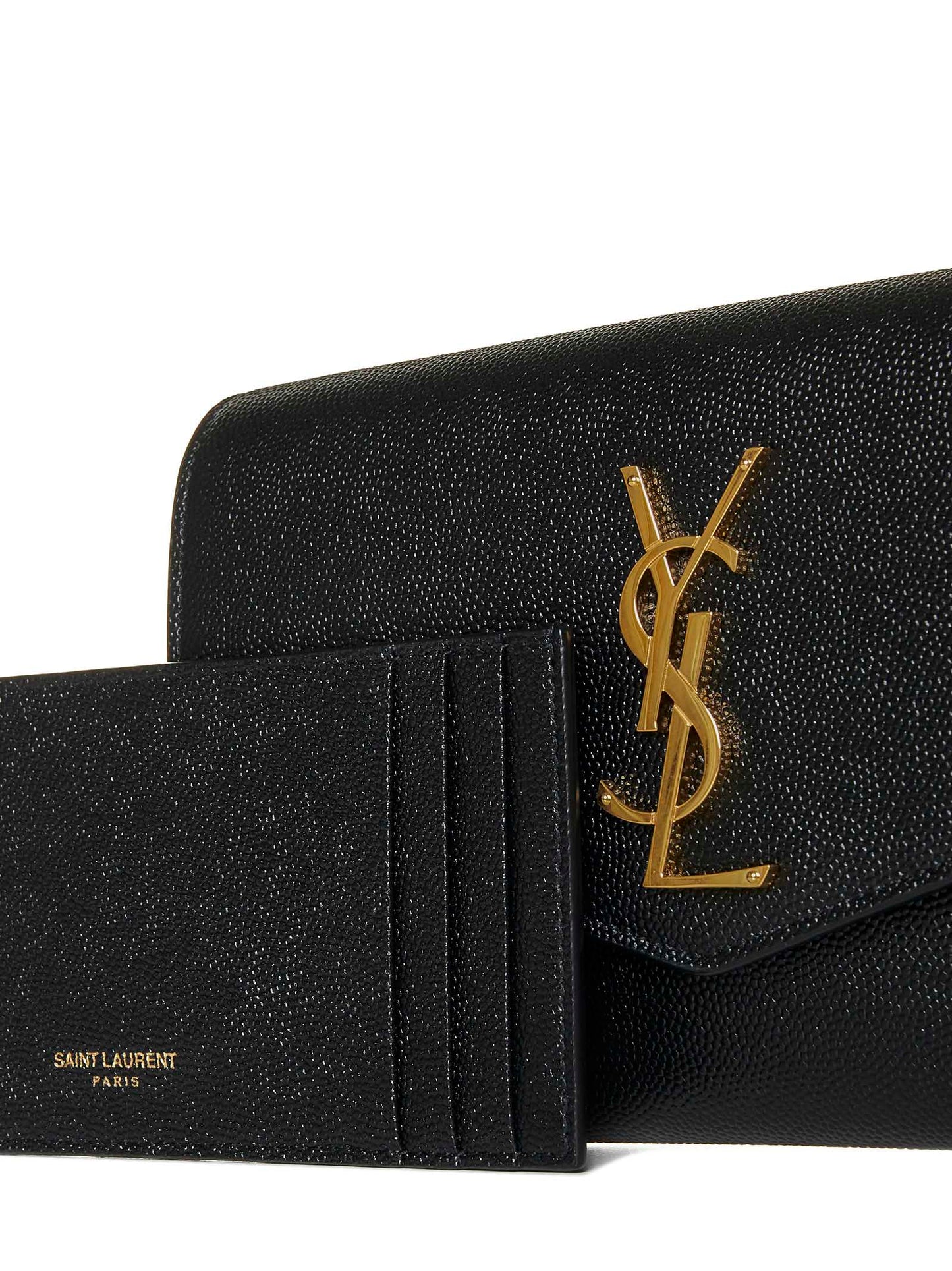 Uptown leather chain wallet bag by Saint Laurent