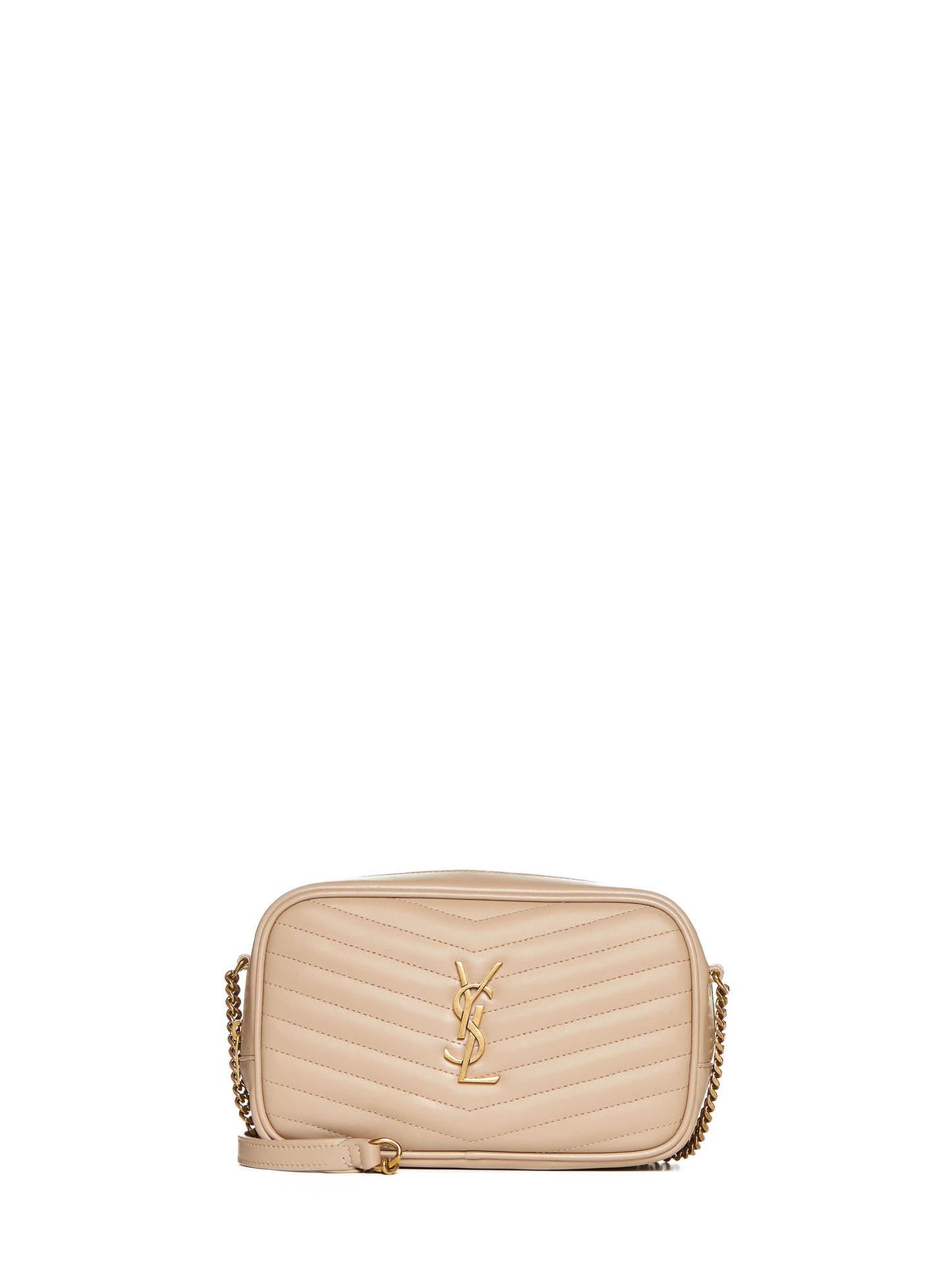 Borsa mini in pelle con logo YSL