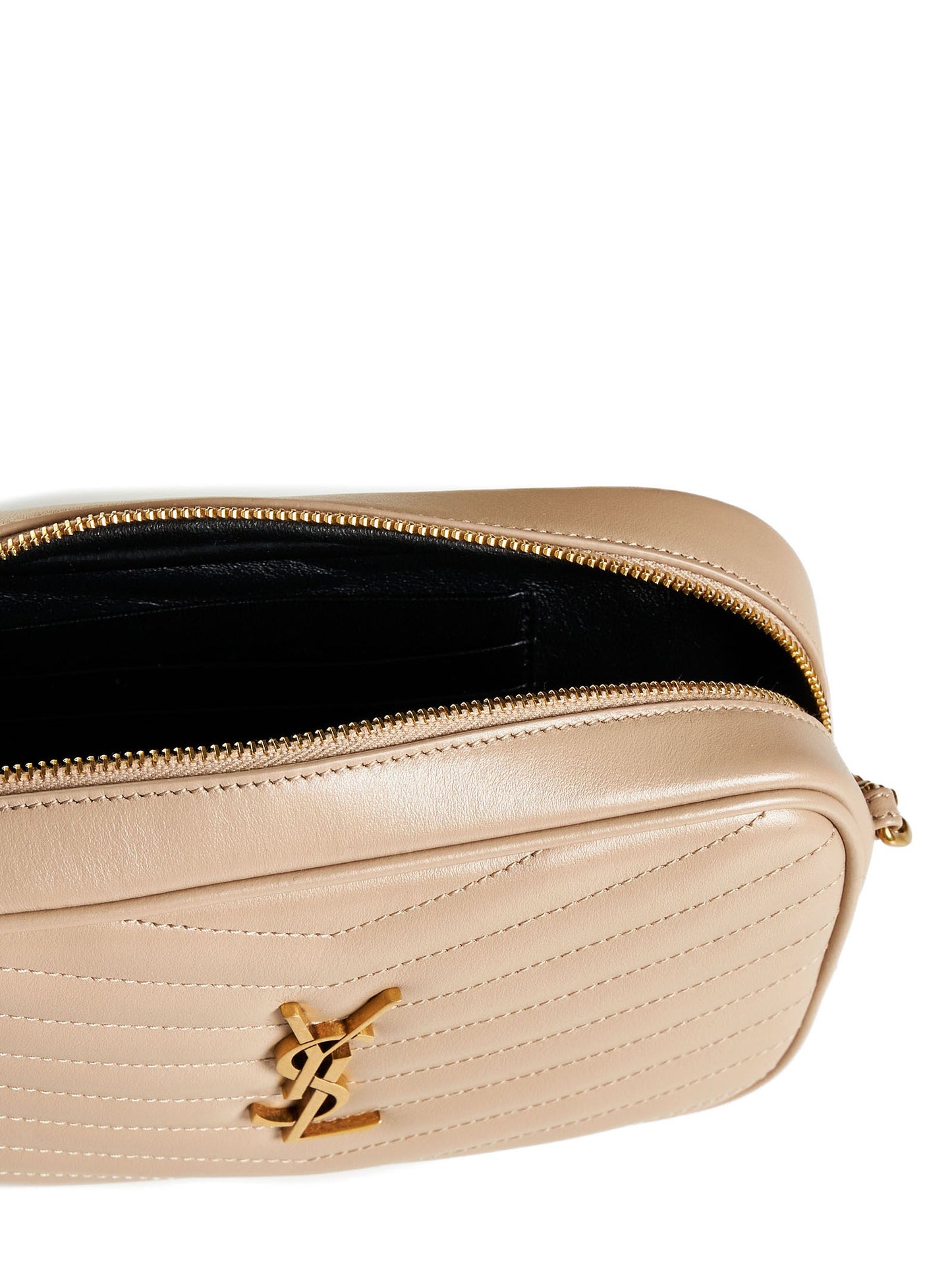 Borsa mini in pelle con logo YSL