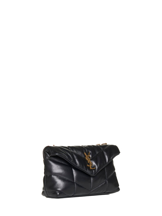 Borsa Puffer Toy in pelle di agnello Saint Laurent<BR/>