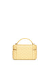 Soft lemon Vanity Gaby bag with shoulder strap