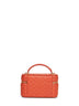Orange Gaby vanity bag with shoulder strap