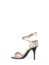 Sandali Babylone in nappa metallizzata nude