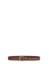 Coffee brown suede Cassandre belt