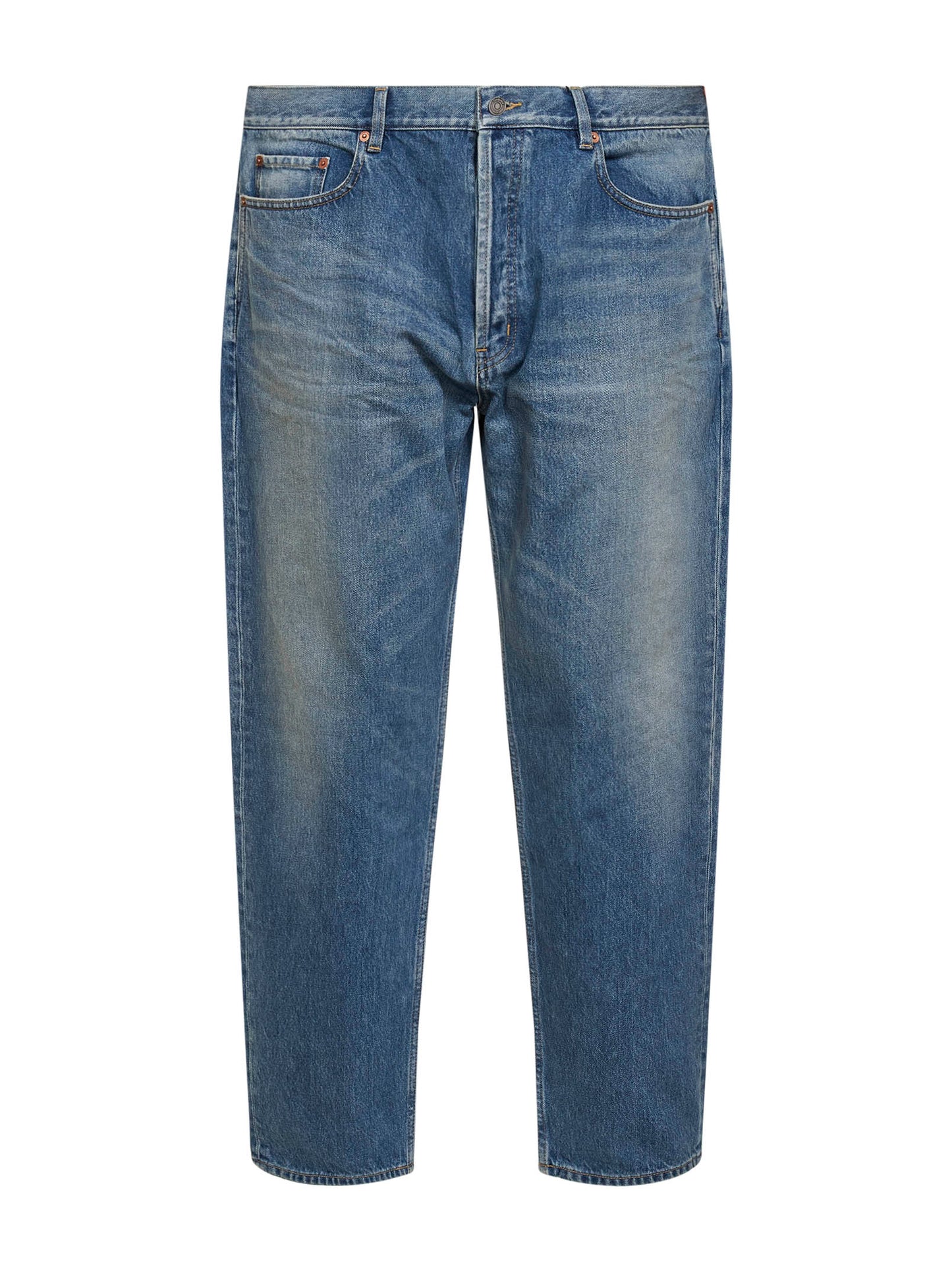Blue cotton denim Mick long jeans