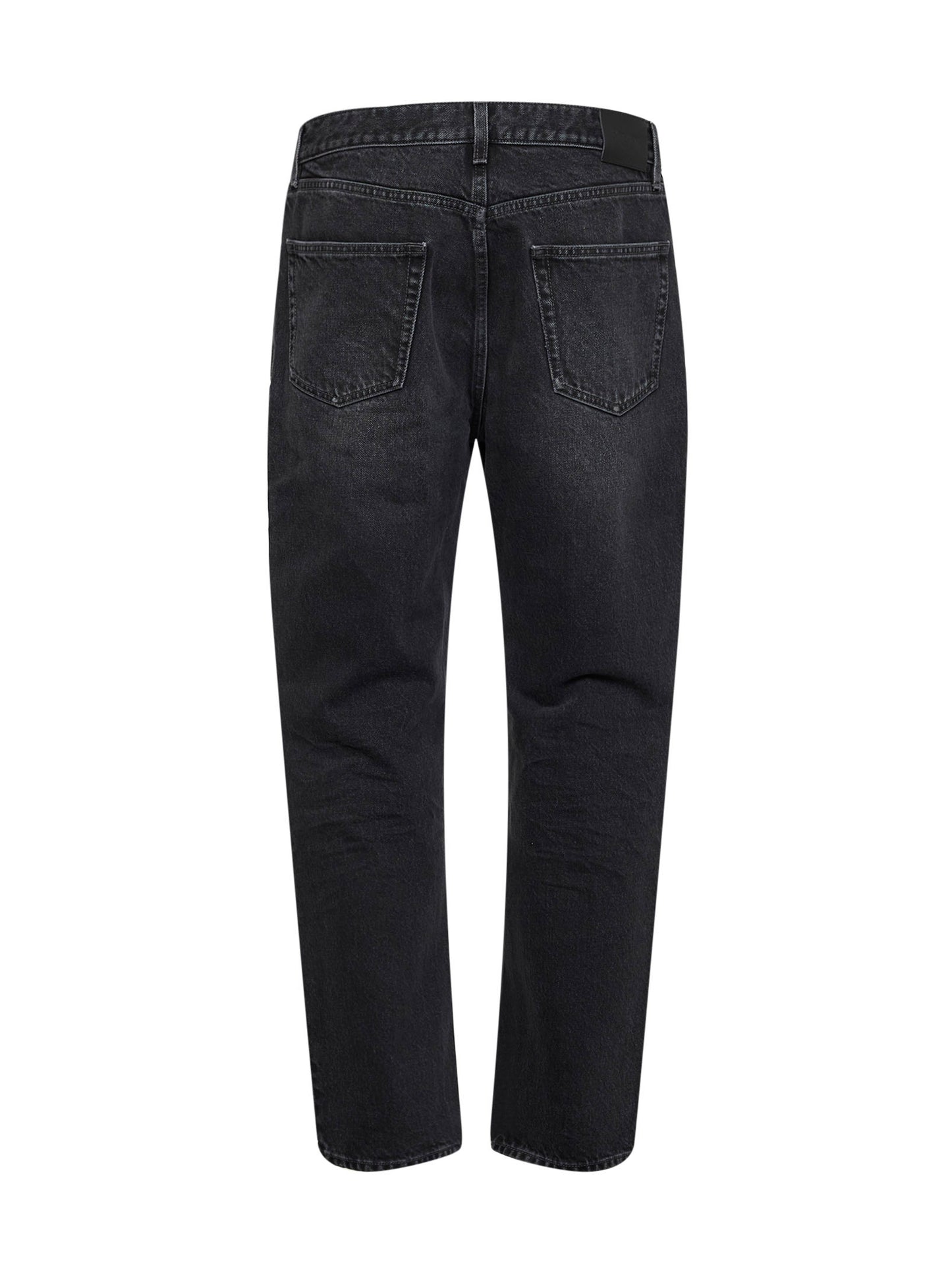 Black denim Mick straight-leg jeans