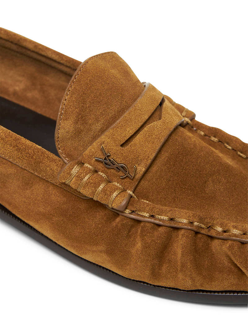 Suede loafers