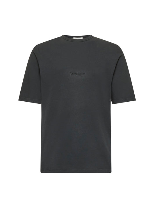 Black cotton Saint Laurent T-shirt