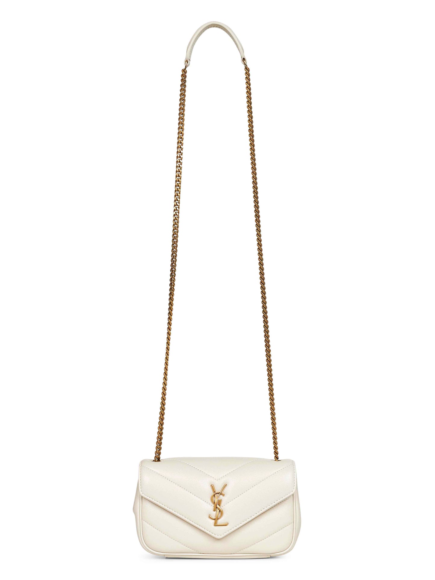 Borsa a tracolla LouLou Mini avorio