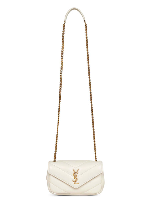 Borsa a tracolla LouLou Mini avorio