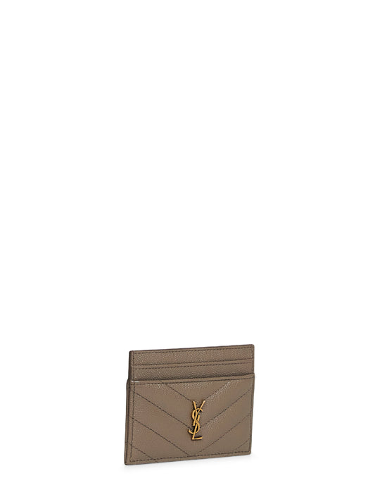Light taupe Cassandre card holder