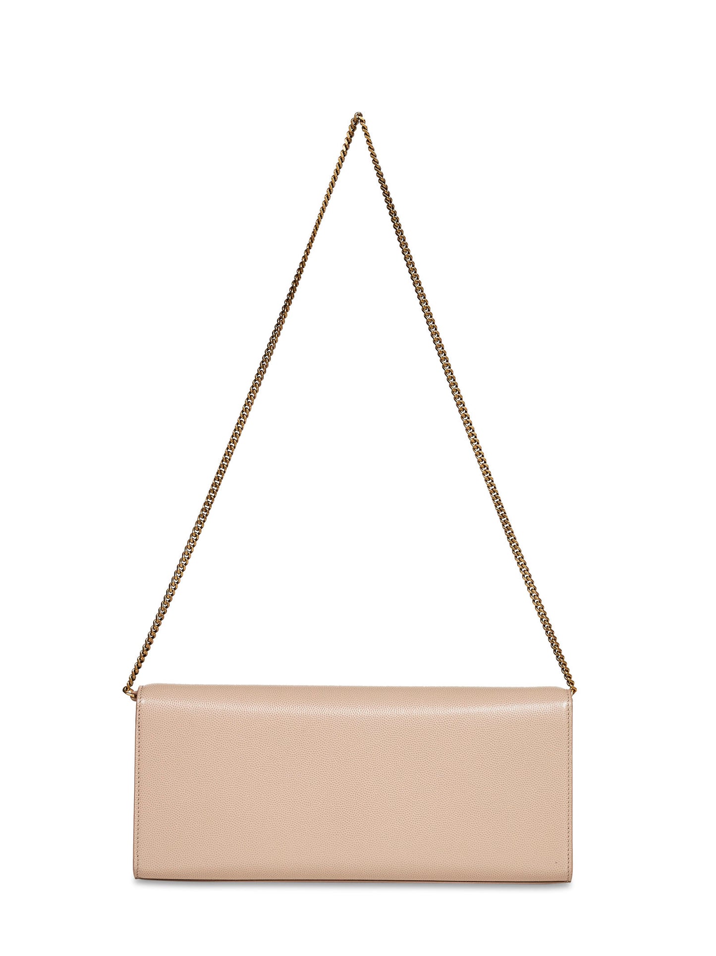 Clutch con tracolla Kate beige scuro