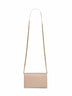 Dark beige Cassandre Classic envelope clutch with chain shoulde strap