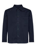Overshirt Cassandre in cotone certificato blu navy