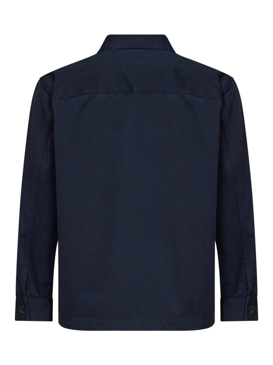 Overshirt Cassandre in cotone certificato blu navy