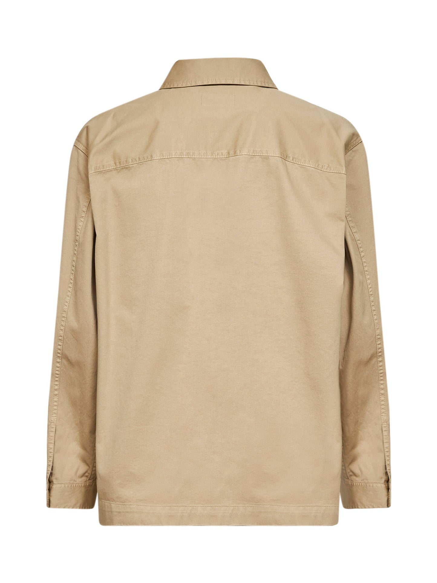 Beige certified cotton Cassandre overshirt