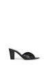 Sandali mules Franciane in nappa nera