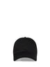 Black cotton denim twill Cassandre baseball cap