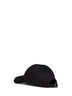 Black cotton denim twill Cassandre baseball cap