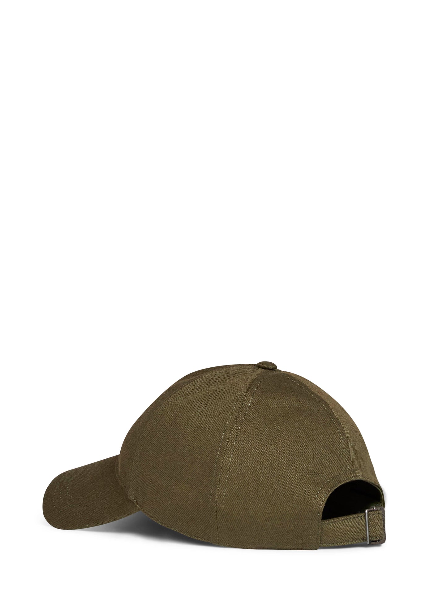 Khaki cotton denim twill Cassandre baseball cap
