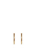 Gold metal Cassandre hoop earrings