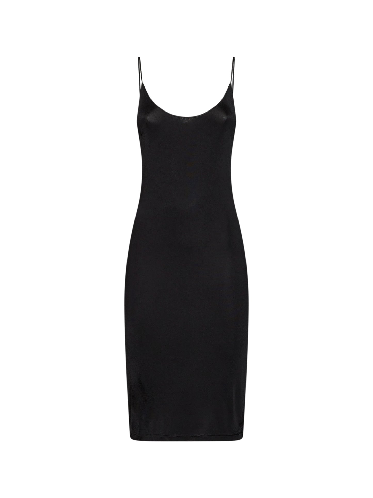 Black jersey Cassandre open back dress