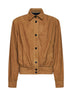 Tobacco suede jacket