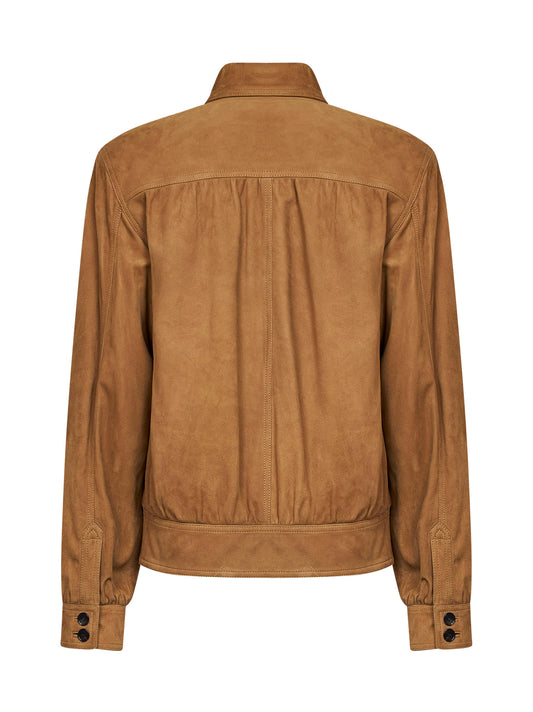 Tobacco suede jacket
