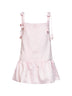 Pink flower taffeta mini dress