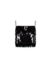 Top crop in paillettes nere
