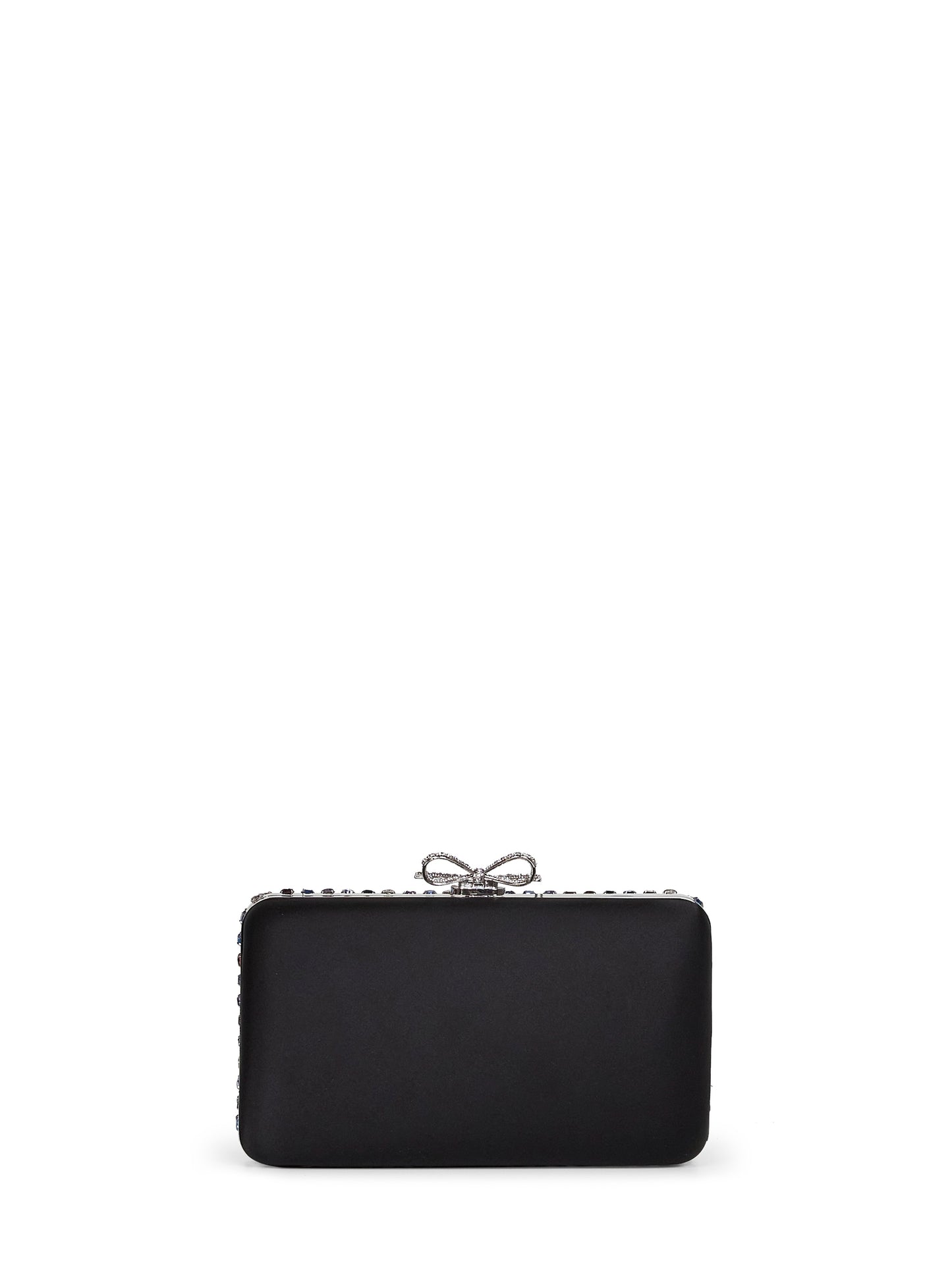 Pochette con tracolla con cristalli multicolore