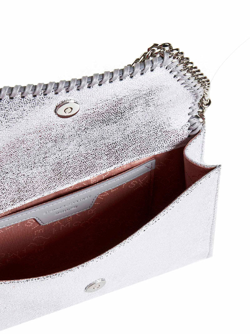 Borsa a spalla Falabella grigia Stella Mccartney