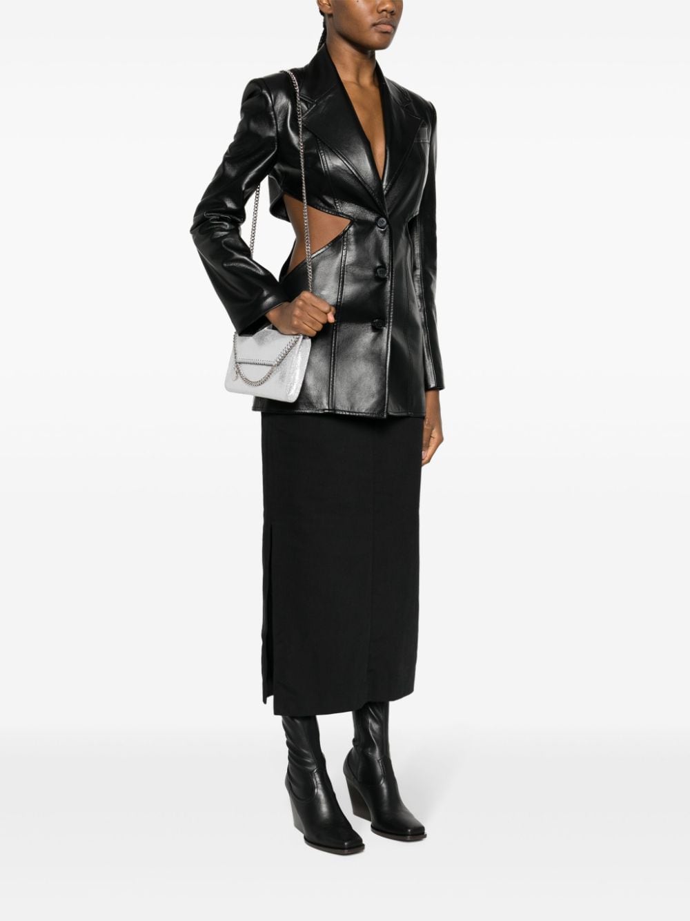 Borsa a spalla Falabella grigia Stella Mccartney