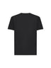 T-shirt in jersey nero con patch Compass