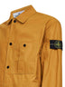 Mustard cotton ripstop overshirt