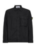 Overshirt in leggera Tela Paracadute nera