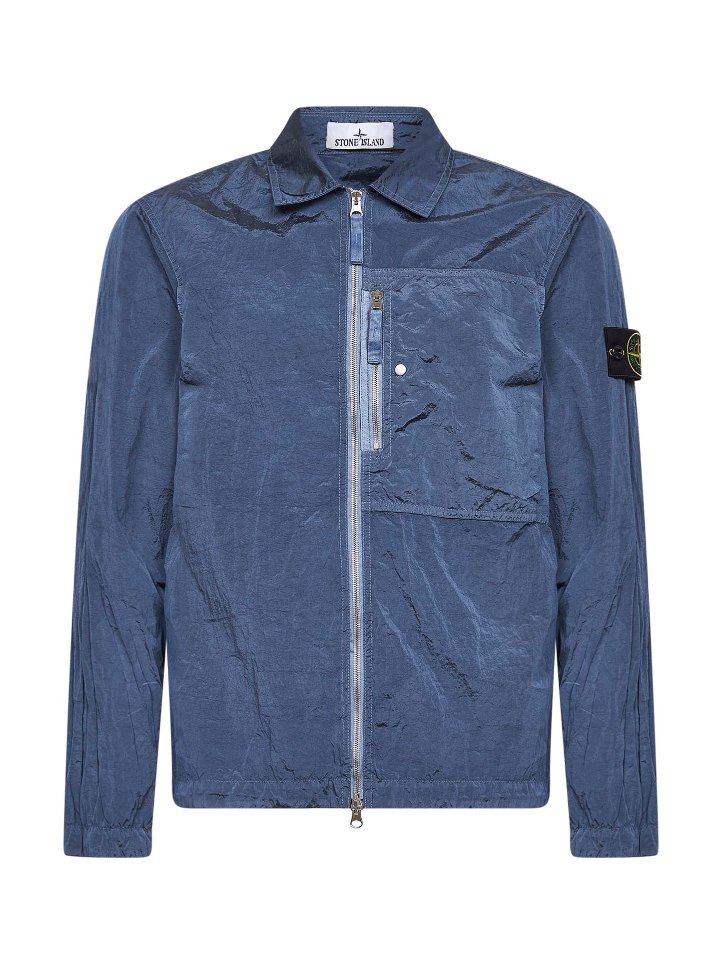 Overshirt in Nylon Metal avio