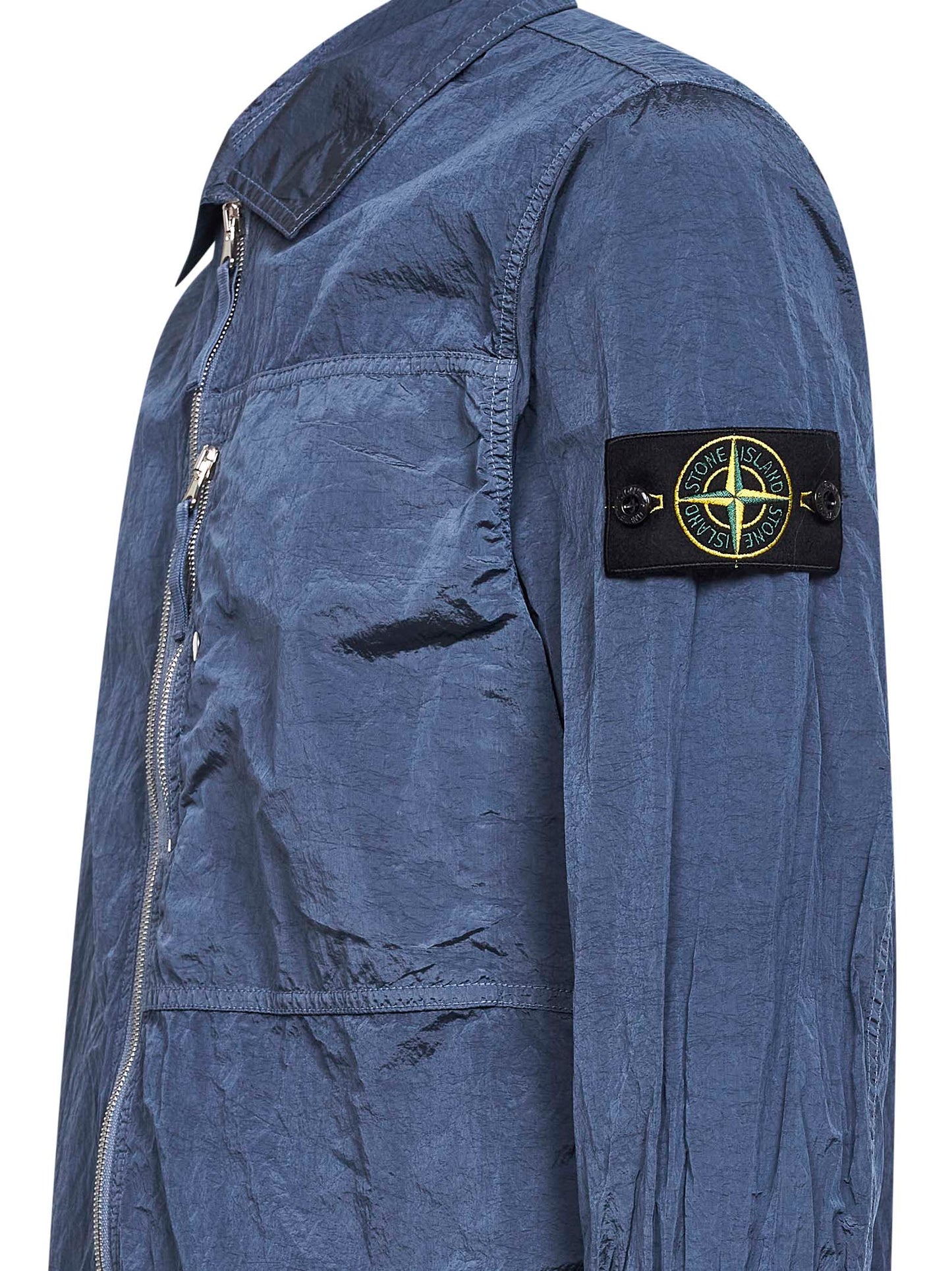 Overshirt in Nylon Metal avio