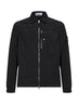 Black Nylon Metal overshirt