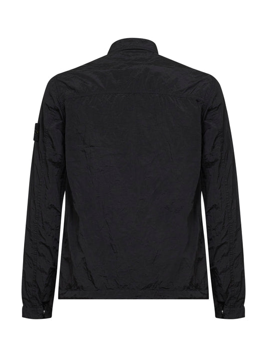 Overshirt in Nylon Metal nero