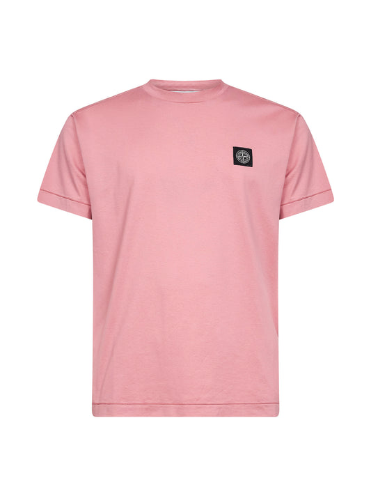 Oleander slim-fit logo patch T-shirt<BR/>