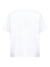 White jersey logo patch T-shirt